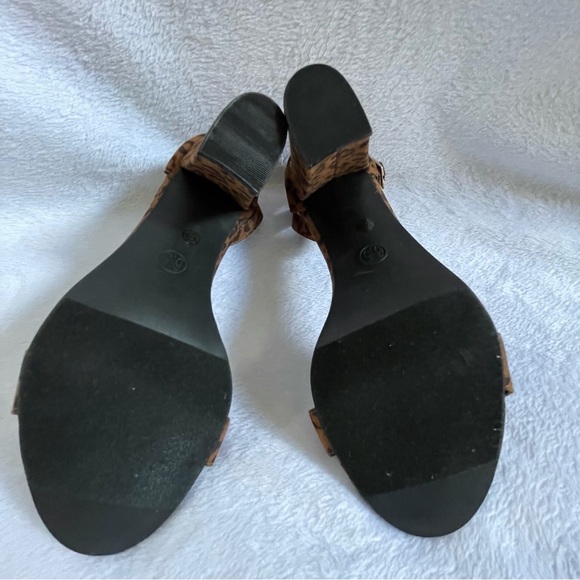 Worthington Women’s Sandal 6.5 Heels Animal Print NWOT Ankle Strap W Buckle - Picture 8 of 8